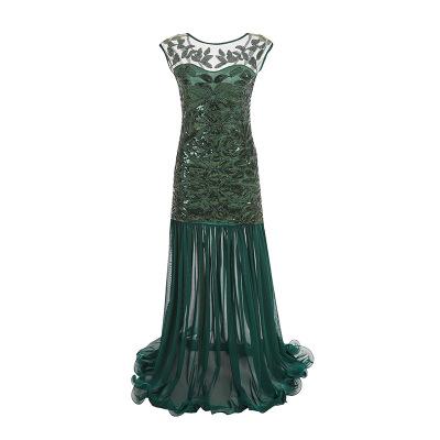 Abito Flapper Vintage Anni '20 Verde
