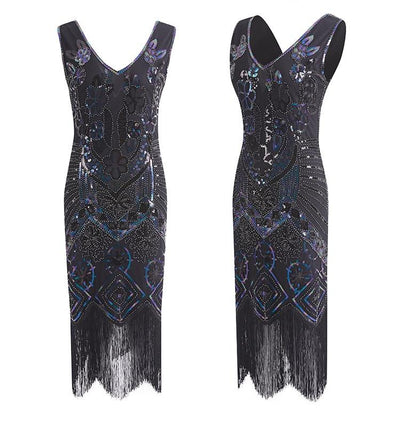 Abito Parigi Vintage Anni '20 Nero