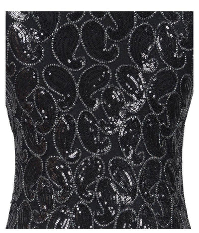 Sexy Abito Vintage Nero Anni '20