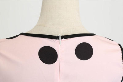 Abito Anni '50 Con Scollo A V