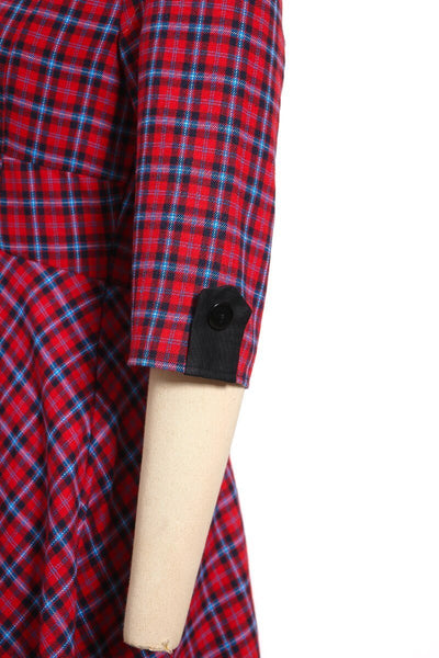 Abito Vintage Invernale Rosso