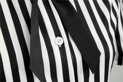 Abito Vintage Retrò In Bianco E Nero