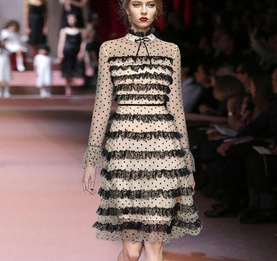 Abito Vintage Anni '40 Rosa