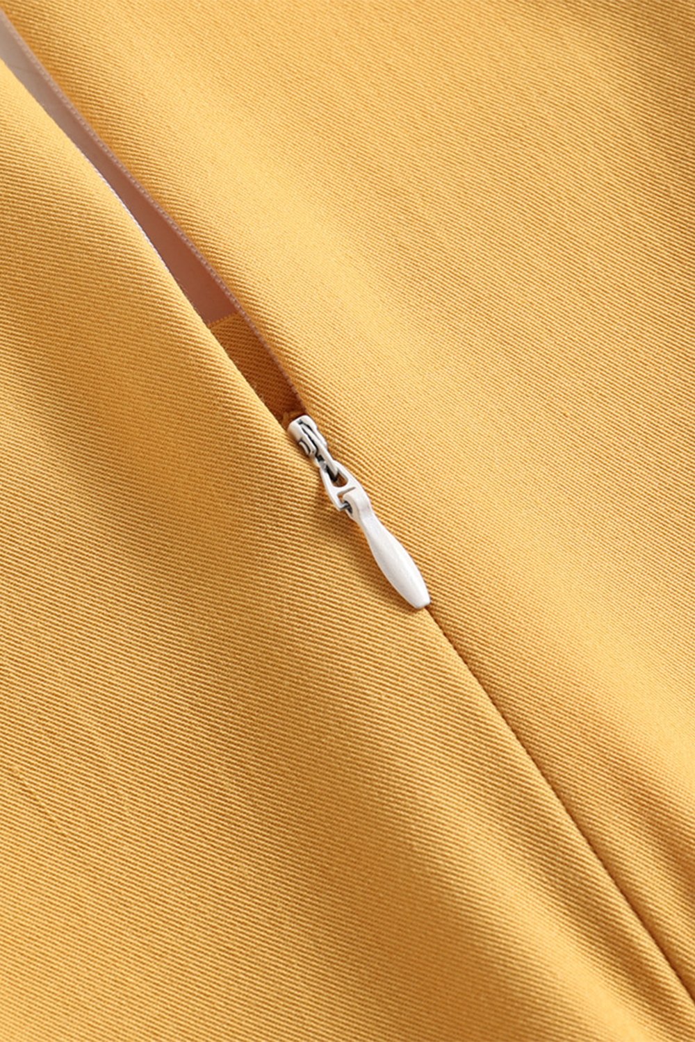 Abito Longuette Giallo Vintage Anni '50