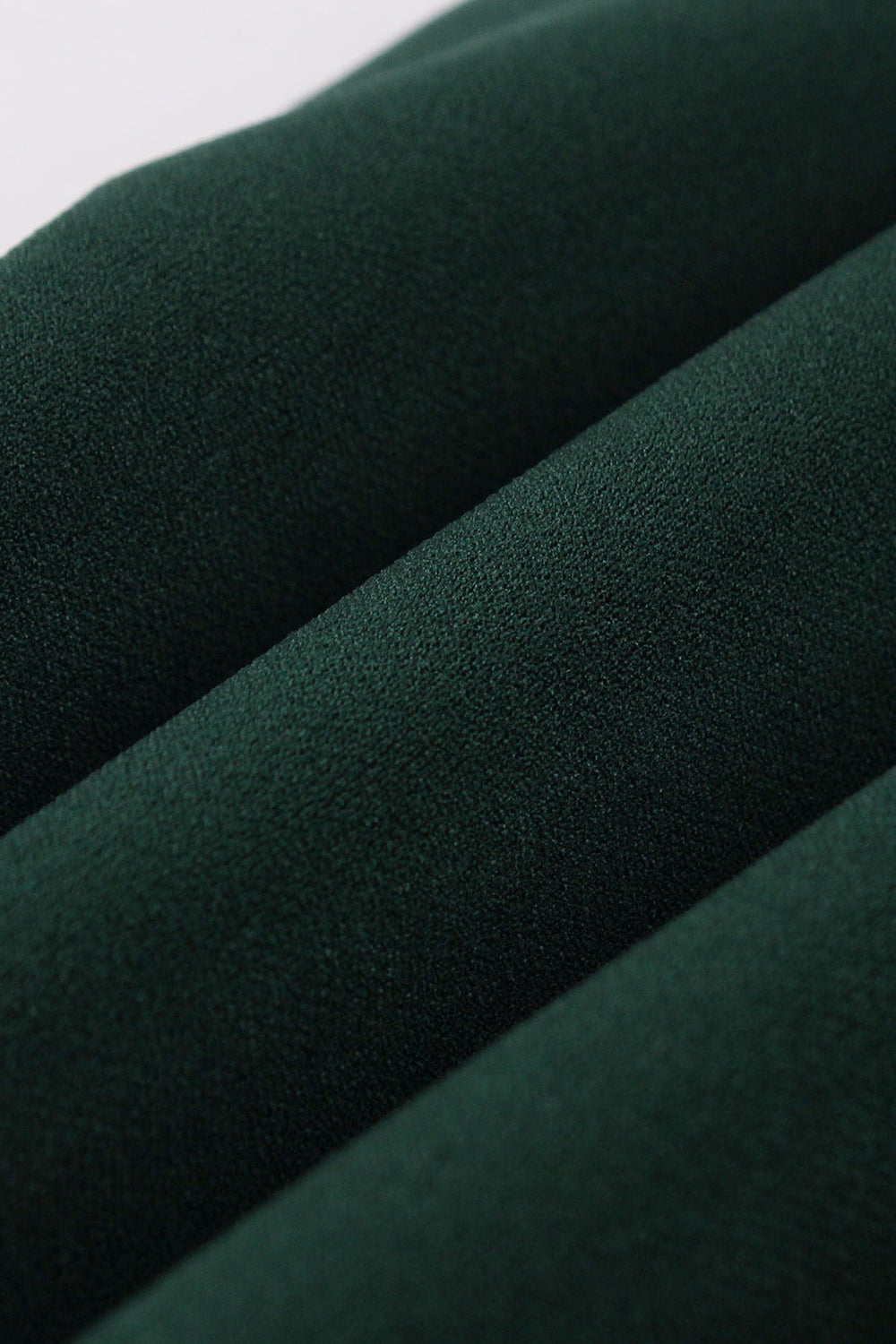 Abito Verde Scuro Con Volant Vintage