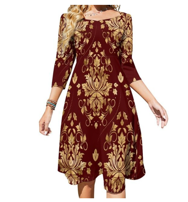 Abito Corto Retrò Anni '70