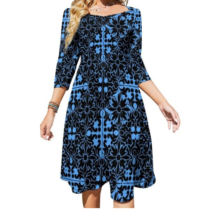 Abito Corto Anni '70 Da Donna