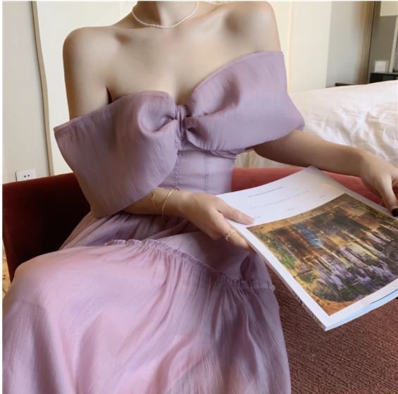 Abito Da Ballo Color Lavanda Anni '40