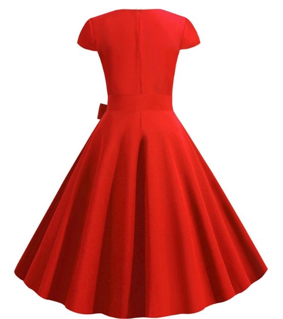 Abito Rosso Vintage Anni '50