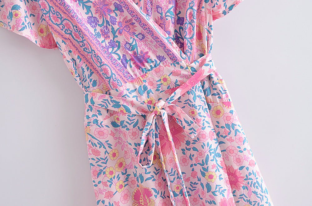 Bellissimo Vestito Rosa Anni '70