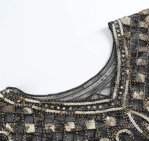 Scialle Gatsby D'oro