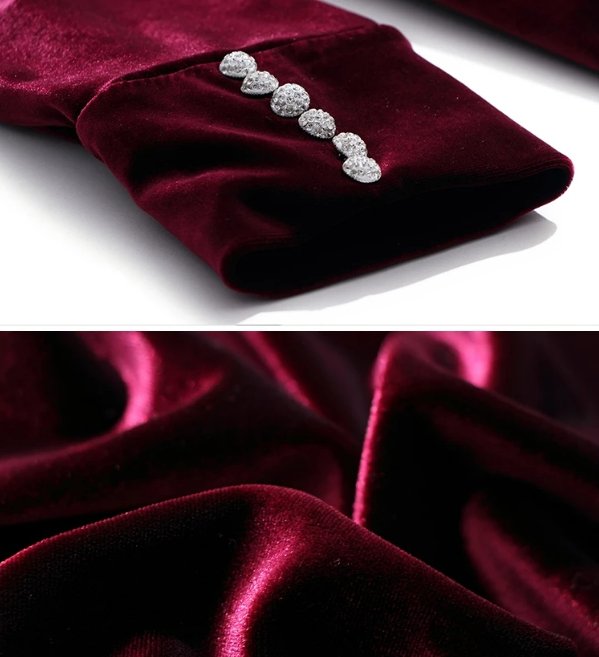 Abito Da Donna Bordeaux Anni '40