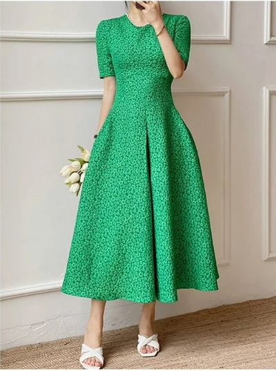 Abito Verde Anni '40 Da Donna