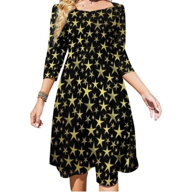 Abito Vintage Chic Da Donna Anni '70