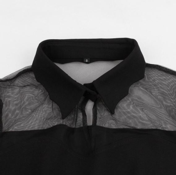 Abito Stile Anni '50 Taglie Forti Nero