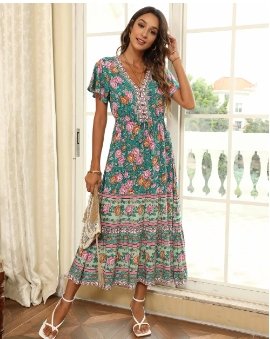 Abito Floreale Anni '70