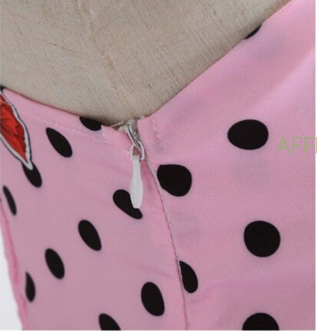 Abito Vintage A Pois