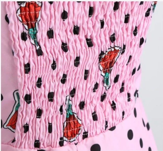 Abito Vintage A Pois