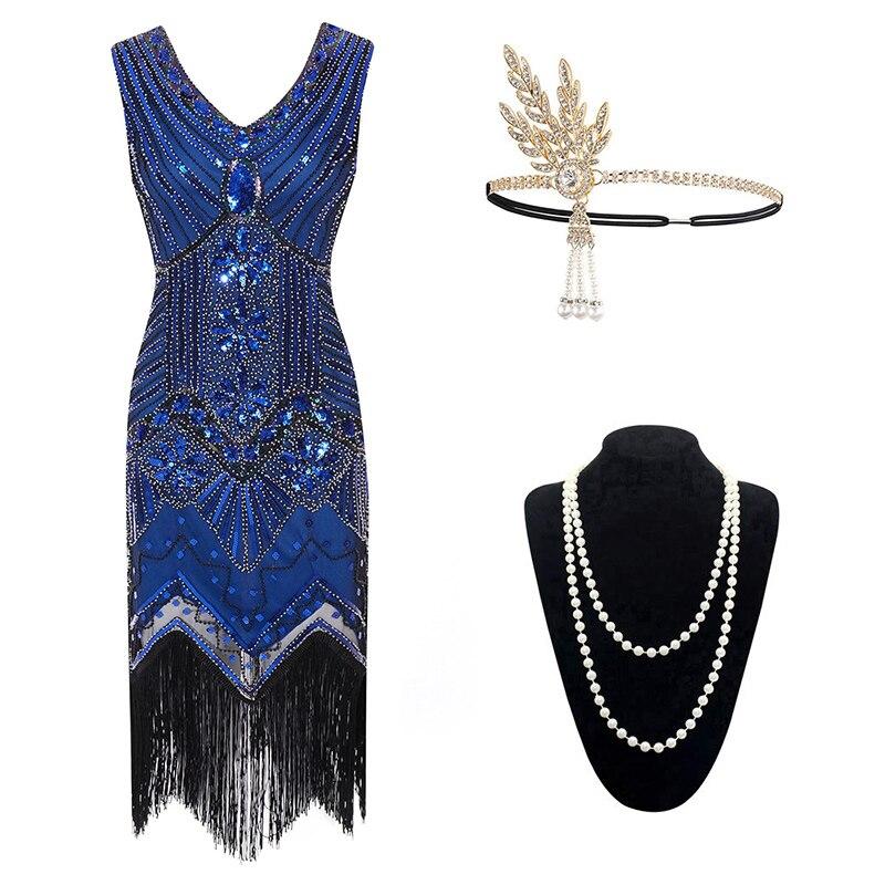 Abito Gatsby Anni '20 Blu