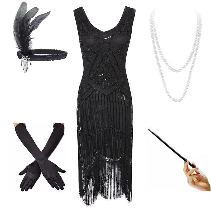 Abito Nero Vintage Anni '20