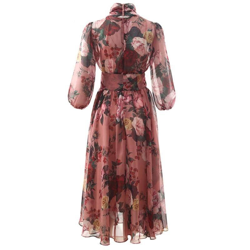 Abito Anni '40 Con Fiocco