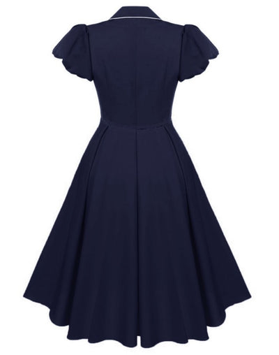 Abito Blu Navy Anni '50