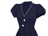 Abito Blu Navy Anni '50