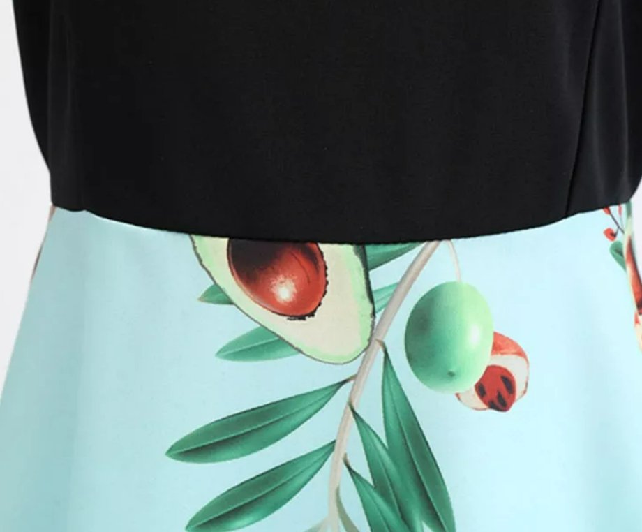 Abito Blu Pastello Anni '50