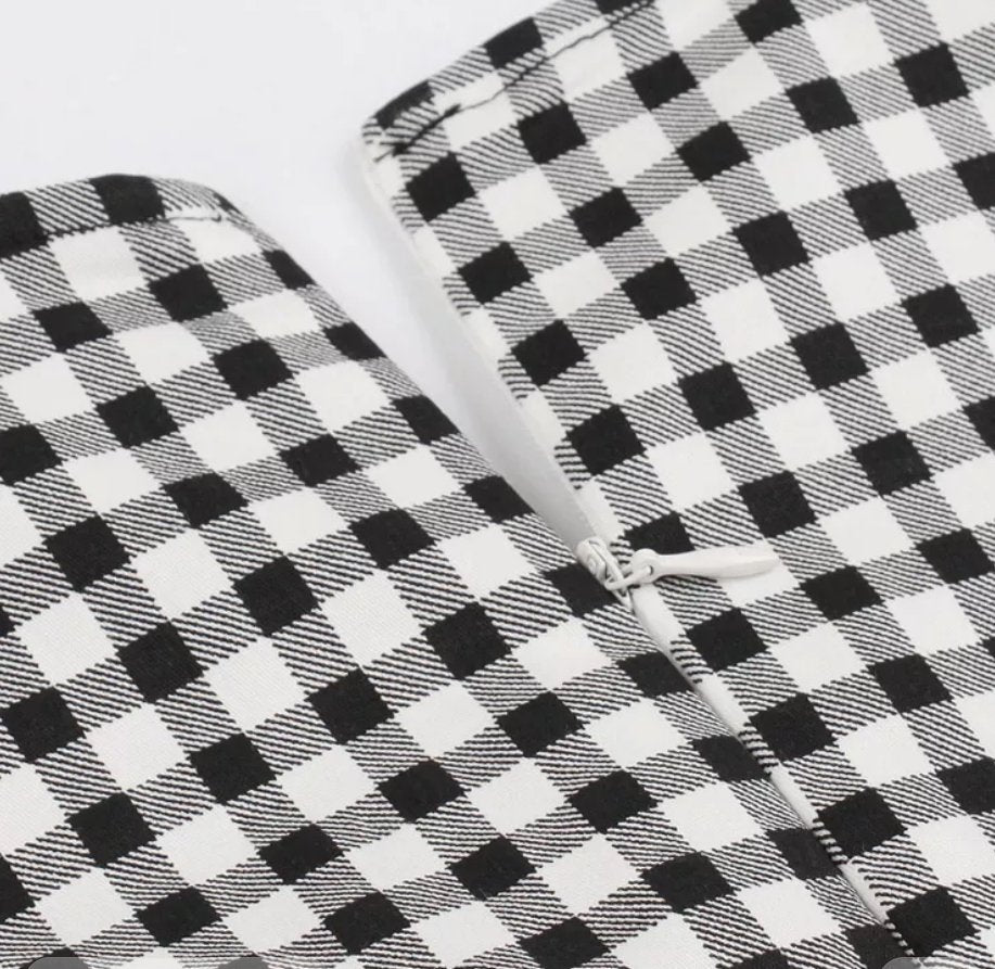 Abito Anni '50 In Bianco E Nero