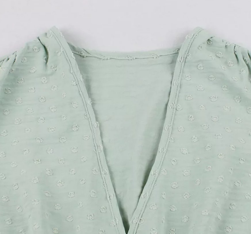 Abito Pin Up Verde Semplice Anni '50