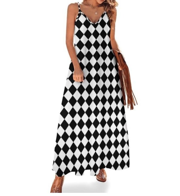 Abito Anni 60 70 Bianco E Nero