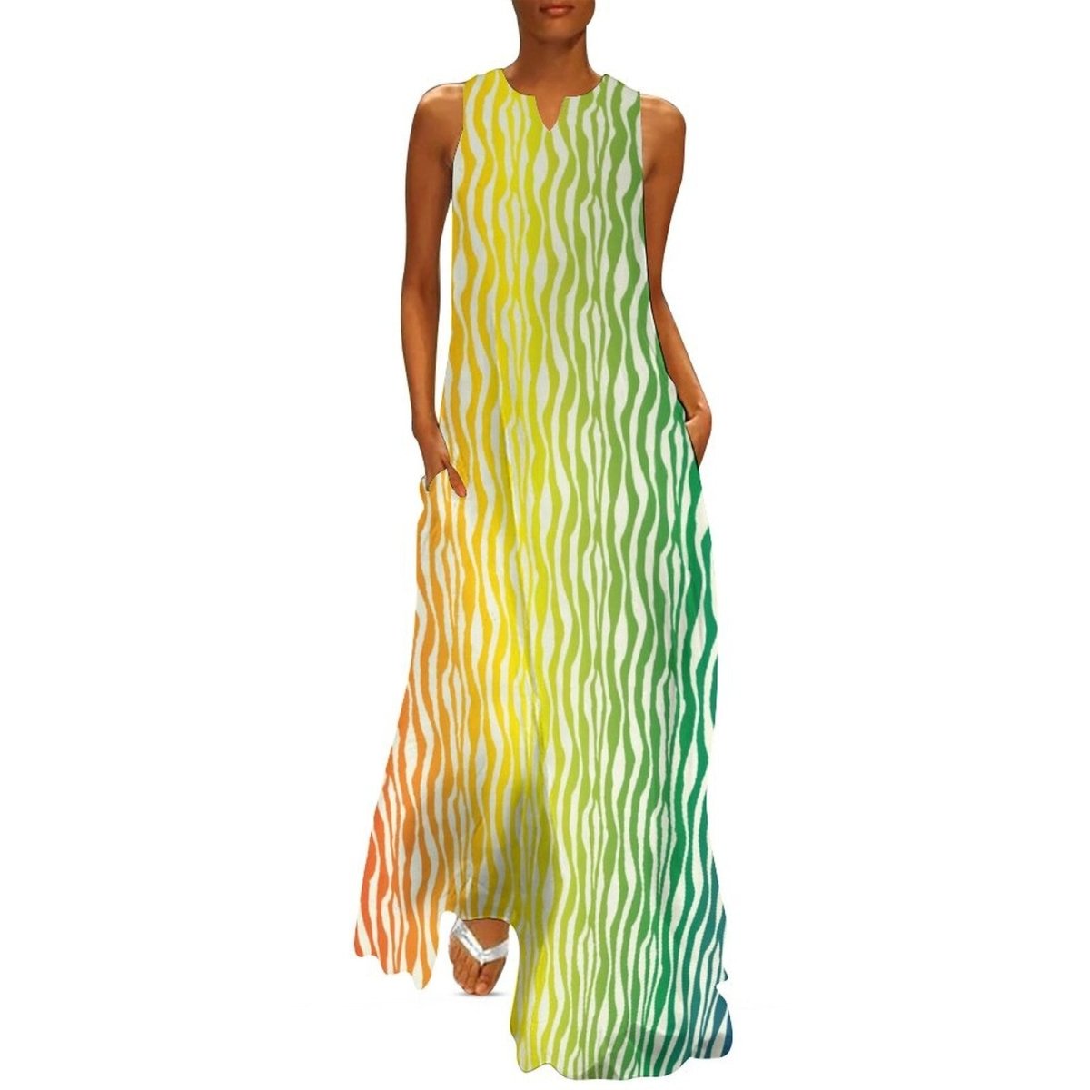 Abito Vintage Anni '70 Colorato