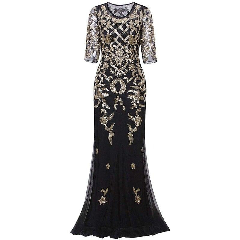 Abito Vintage Anni '20 In Oro