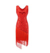 Abito Rosso Taglie Forti Vintage Anni '20