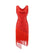 Abito Rosso Taglie Forti Vintage Anni '20