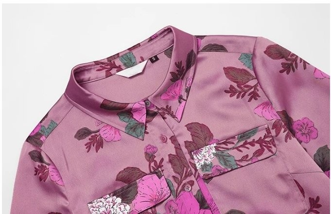 Abito Anni '40 Collo Alto Viola