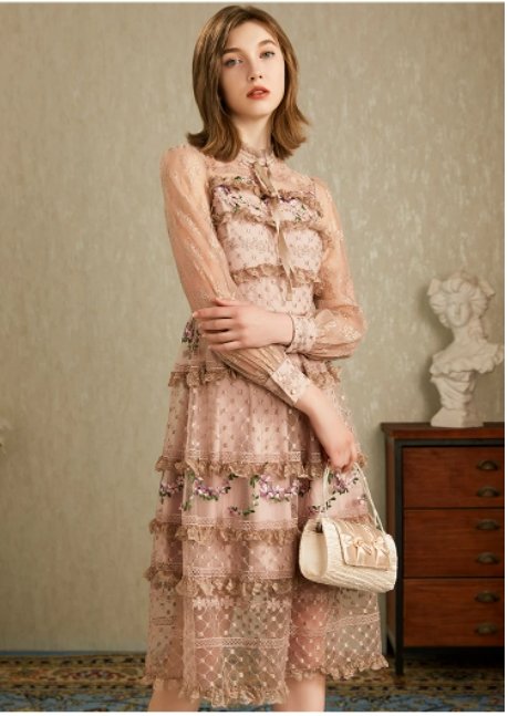 Abito In Pizzo Anni '40