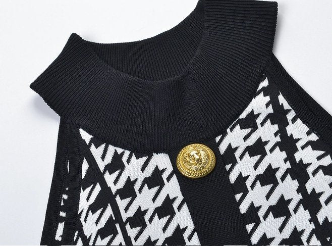 Abito Anni '40 Gonna Plissettata Grigia