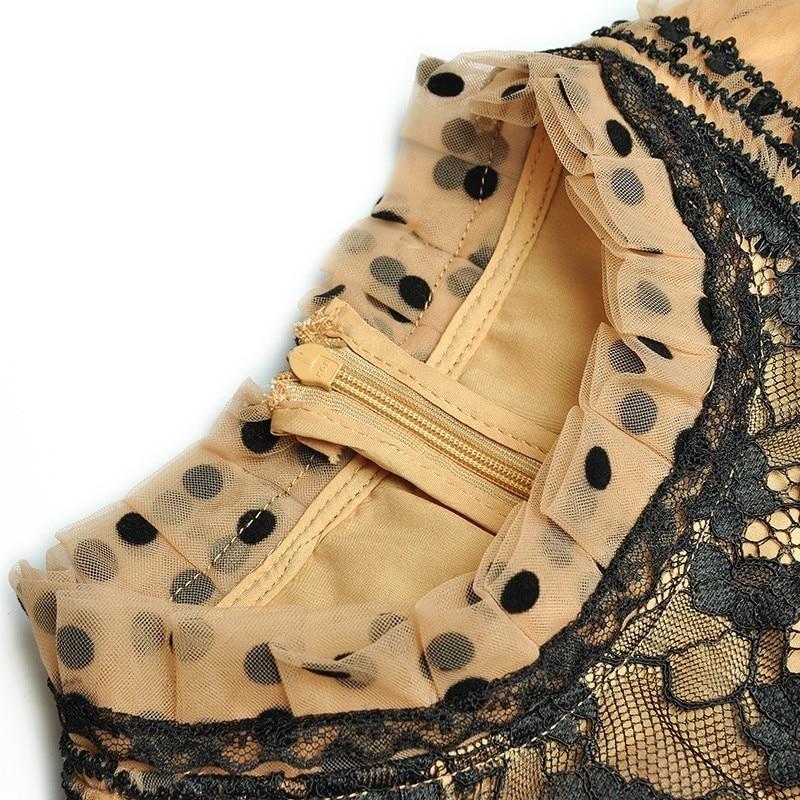 Abito A Pois Giallo Anni '40