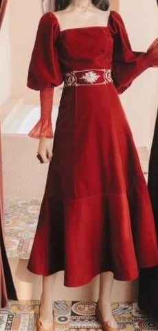 Abito In Velluto Anni '40