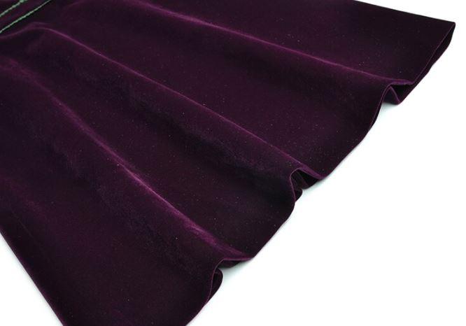 Abito In Velluto Floreale Anni '40