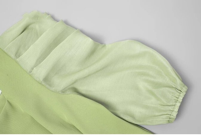 Abito Verde Pallido Vintage Anni '40