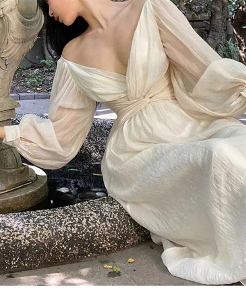 Abito Con Volant Vintage Anni '40