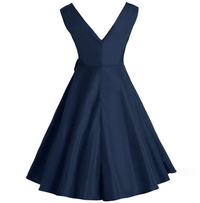 Abito Blu Navy Chic Anni '50