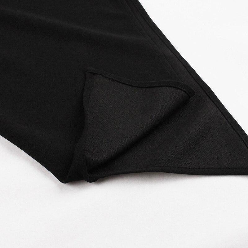 Abito Nero Con Maniche Svolazzanti Anni '50