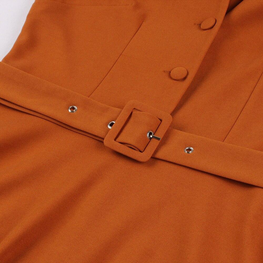 Abito Anni '50 Arancione