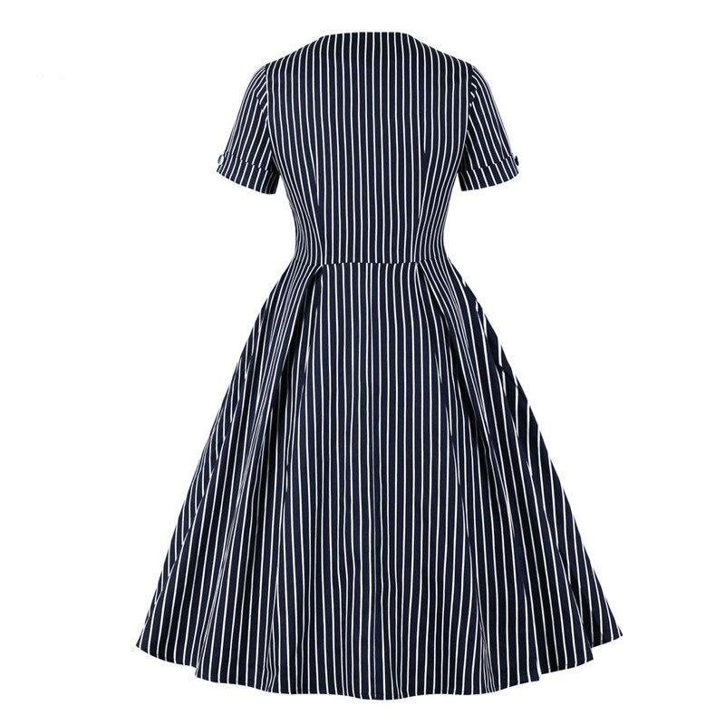 Abito Vintage Blu Navy Anni '50