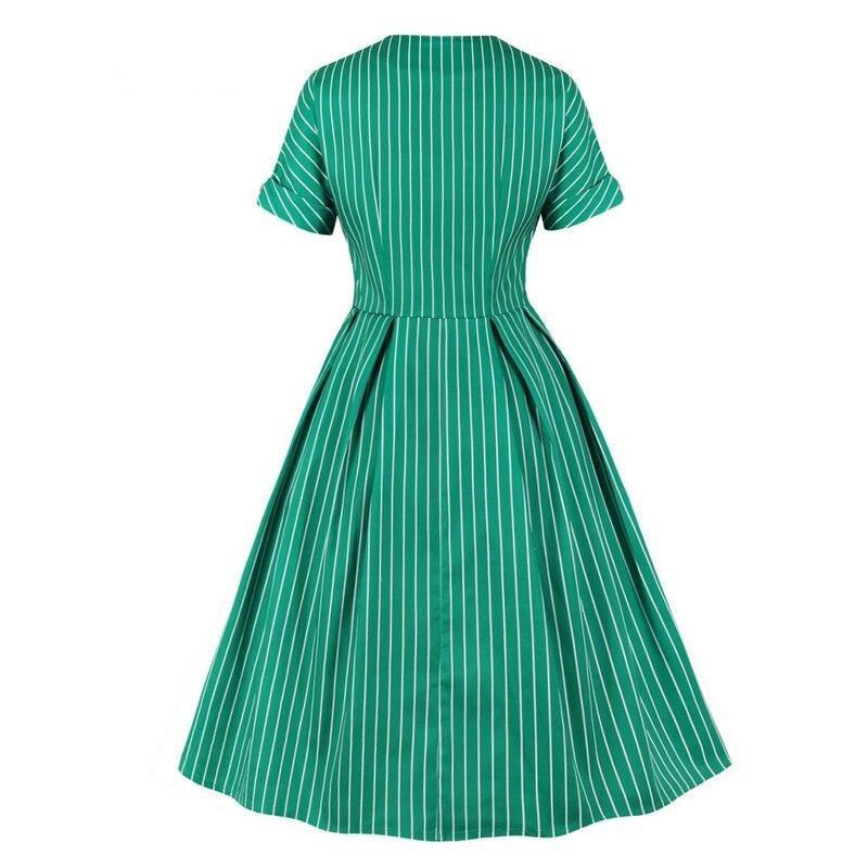 Abito Vintage Anni '50 Verde