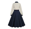 Abito Blu Navy Anni '50