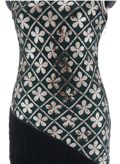 Abito Charleston Anni '20 - Verde E Oro